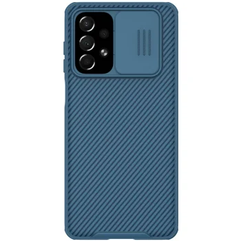 Dėklas Nillkin CamShield Pro Case telefonui Samsung Galaxy A73 su kameros dangteliu, mėlynas
