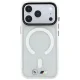 BMW dėklas iPhone 18 Pro / 17 Pro M IML Frosted Metal Logo & Trims MagSafe, skaidrus