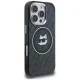 Karl Lagerfeld IML Choupette Head Logo MagSafe dėklas iPhone 16 Pro Max, juodas