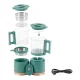 Daugiafunkcis kūdikių maisto ruoštuvas Babymoov Nutribaby Glass 4-in-1, žalias