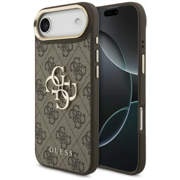 Guess 4G Big 4G Classic Logo Case for iPhone Air, Brown