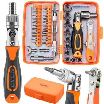 Įrankių rinkinys su Torx antgaliais ir galvutėmis 5-14 mm, 38 dalių