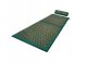 4Fizjo Acupressure Acupuncture Massage Mat Set with Pillow, 110x42 cm, Green/Gold