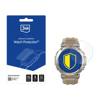 Hibridinis apsauginis stiklas 3mk FlexibleGlass, skirtas Amazfit T-Rex Ultra