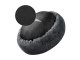 Soft Plush Bed for Dogs and Cats, 80 cm, Light Grey