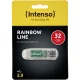 USB atmintinė Intenso Rainbow Line 32 GB USB 2.0, skaidri