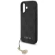 Guess 4G Charms Collection MagSafe dėklas telefonui iPhone 17, juodas