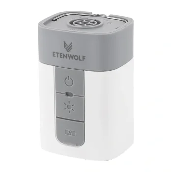 Elektrinė pompa Etenwolf AIR 5 Pro, 10 400 mAh, 720 l/min, su žibintu, balta