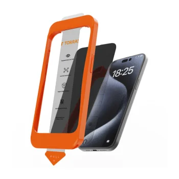 Apsauginis stiklas Torras Install Master, skirtas iPhone 16 Plus
