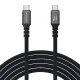 Wozinsky WPS-UY41S USB-C į USB-C USB4 laidas 240W 40Gb/s 1m, juodas