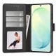 Atverčiamasis dėklas Tech-Protect Wallet, skirtas Samsung Galaxy S26 FE, juodas