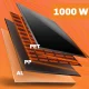 Infraraudonųjų spindulių šildymo skydelis Berdsen BD-991 1000 W