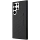 Samsung Galaxy S23 Ultra (SM-S918) AMG Carbon Stripe&Embossed Case Cover (AMHCS23LBLSCA), Black