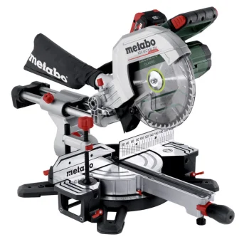 Akumuliatorinis skersavimo pjūklas Metabo KGS 18 LTX BL 254 su traukimo funkcija, 2x 8.0 Ah ir krovikliu