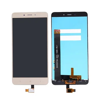 LCD ekranas Xiaomi Redmi Note 4 su rėmeliu, auksinis