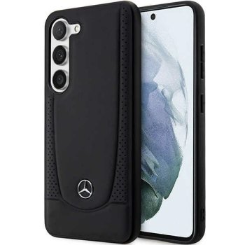 Mercedes Leather Urban dėklas, skirtas Samsung Galaxy S23 - juodas