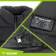 Šildoma liemenė Trizand, 11 šildymo zonų, USB, L dydis, juoda