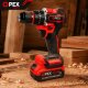 Akumuliatorinis smūginis gręžtuvas OPEX TOOLS OPX28011 21V 50Nm, 2x 3.0Ah