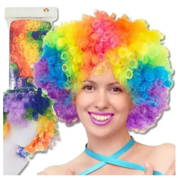 Bakalu AFRO KOLOR spalvingas afro perukas šventėms