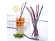 Reusable Metal Straws with Cleaning Brushes, 8 pcs, 0.8cm