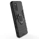 Hibridinis dėklas Ring Armor telefonui Samsung Galaxy A03s (166.5) su žiediniu laikikliu, juodas