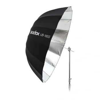 Parabolinis foto skėtis Godox UB-165S, 165 cm, juodas