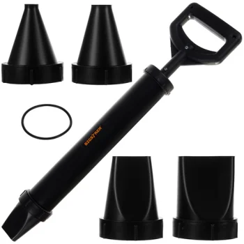 Bigstren 00021506 Construction Mortar Pump Gun with 4 Nozzles, 850ml, Black