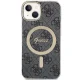 Guess dėklas iPhone 15 telefonui IML 4G MagSafe, juodas