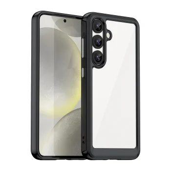 Outer Space Case with Gel Frame for Samsung Galaxy S25 Black
