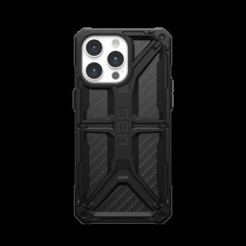 UAG Monarch dėklas, skirtas iPhone 15 Pro Max, juodas (carbon)
