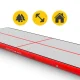 Pripučiamas gimnastikos takelis 4FIZJO AirTrack 6 x 2 x 0,2 m, raudonas