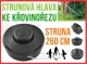 Universal Bump Feed Trimmer Head with Spool and Line