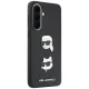 Karl Lagerfeld dėklas Karl & Choupette skirtas Samsung Galaxy A37 5G, juodas
