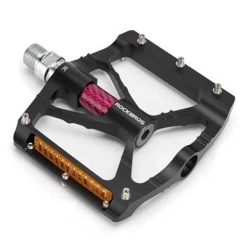 Rockbros K307PT aliumininiai dviračio pedalai - juodi