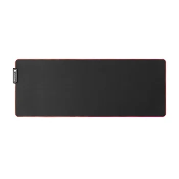 Didelis RGB žaidimų pelės kilimėlis 800x300x4 mm, juodas