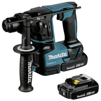 Akumuliatorinis perforatorius Makita DHR171RAJ SDS-Plus 18V 2x 2.0Ah