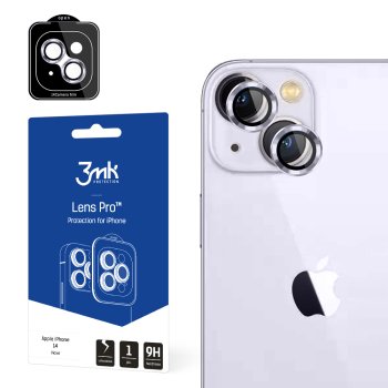 3mk Lens Protection Pro Camera Glass for iPhone 14 Purple