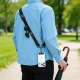 Telefono virvelė Tech-Protect C9S Rope Crossbody, juoda