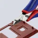 Elektronikos šoninio kirpimo replės KNIPEX 77 22 115, 115 mm