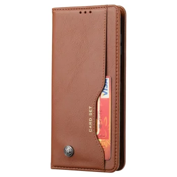Atverāiamasis dėklas Samsung Galaxy A34 (SM-A346), rudas