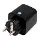 Išmanusis lizdas Shelly Plug M Gen3, Wi-Fi, Bluetooth, Matter, juodas