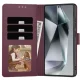 Atverčiamas dėklas Tech-Protect Wallet Samsung Galaxy S26 Ultra, bordo