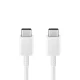 Samsung USB-C į USB-C laidas 3A 480Mbps 1.8m (EP-DX310JWEGEU), baltas