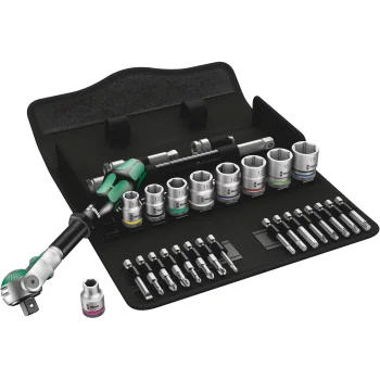 Wera 8100 SB 6 Zyklop Speed 3/8" metrinis terkšlės komplektas, 29 vnt.