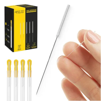Akupunktūros adatos 4FIZJO su kreipikliu 0,3 x 50 mm, 100 vnt.