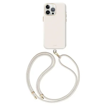 Uniq Coehl Creme dėklas iPhone 15 Pro su MagSafe, dramblio kaulo spalvos