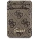 Guess MagSafe dėklas-piniginė su stovu 4G Classic Logo GUWMSHG4SHW, rudas