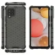 Dėklas Samsung Galaxy A42 5G Honeycomb su TPU rėmeliu, juodas