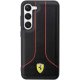 Ferrari Perforated 296 P dėklas Samsung Galaxy S23+ juodas