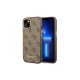 Guess GUHCP14XHG4SHW iPhone 14 Pro Max 6.7" brown/brown hard case 4G Vintage Gold Logo